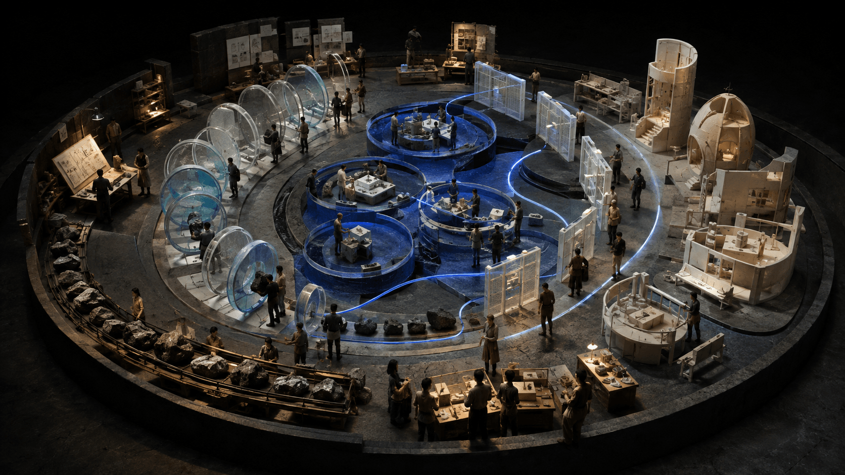 Human-led venture foundry transforming unresolved problems into testable systems and prototypes.